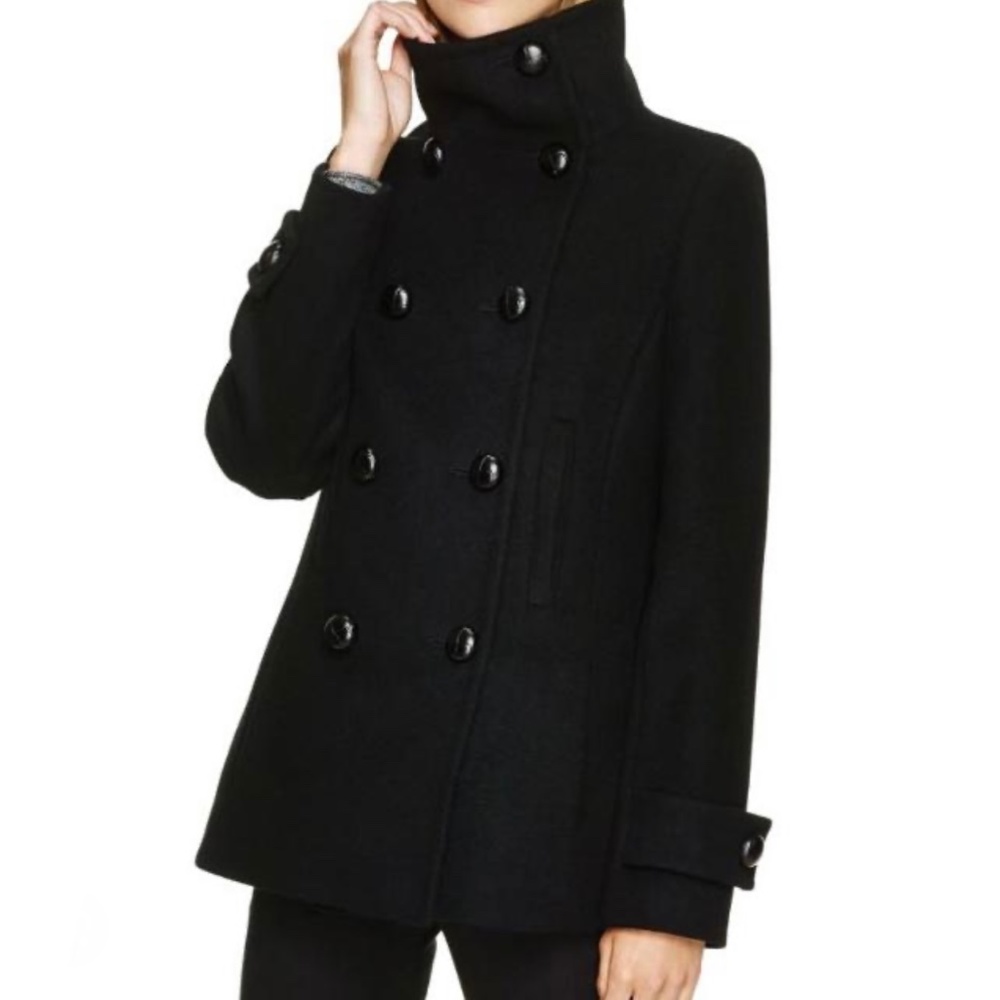 Aritzia Babaton Howell Wool Peacoat Coat